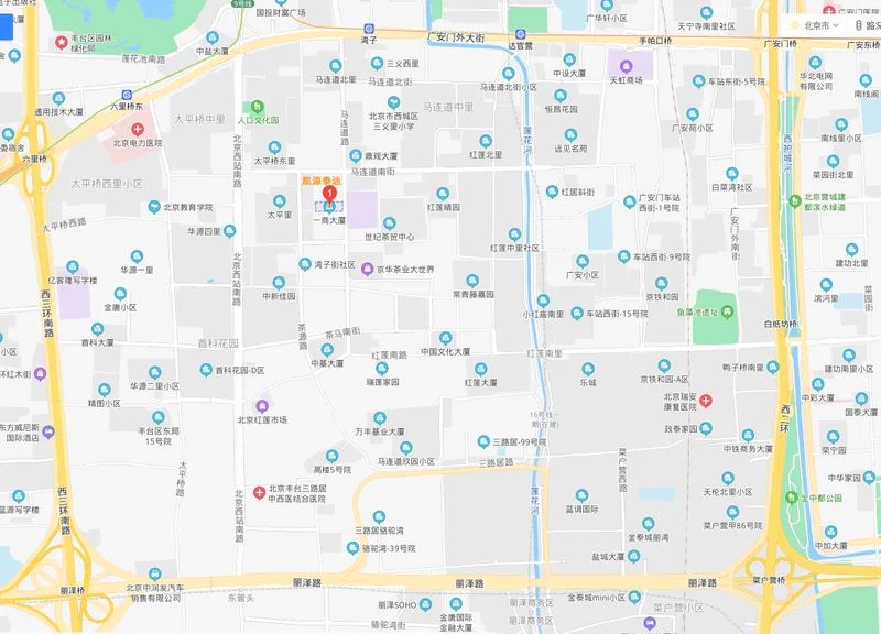 办公地点地图